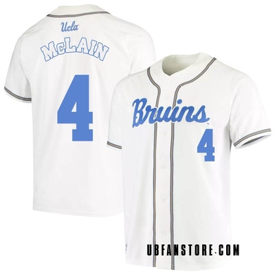 UCLA Men's Nike College Full-Button Baseball Jersey - White – Team