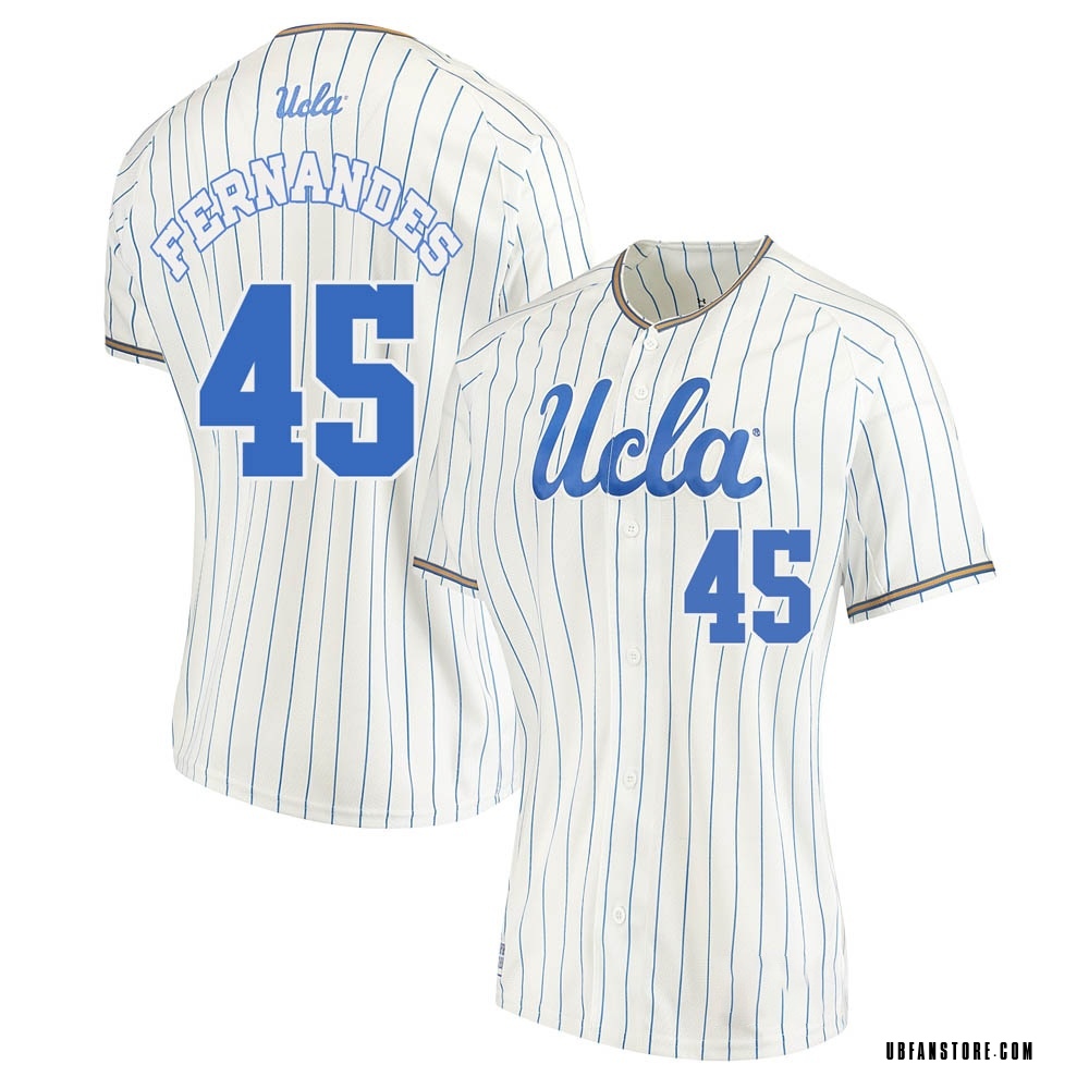 Men's Under Armour White UCLA Bruins Performance Replica Baseball Jersey